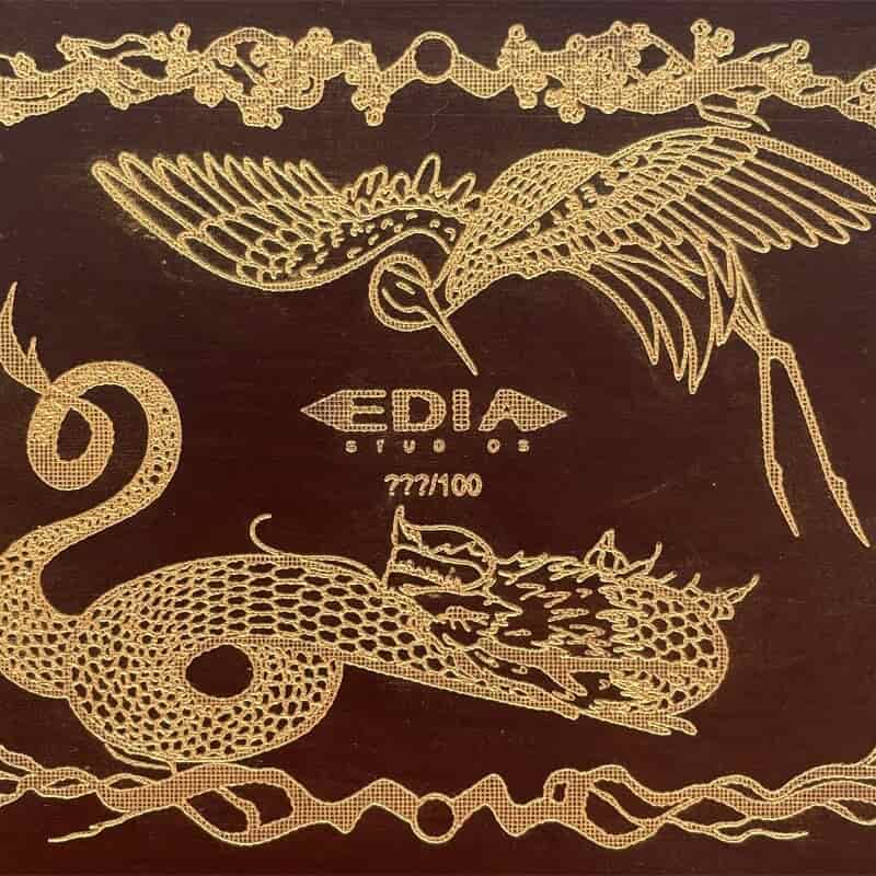 Laser engraving example