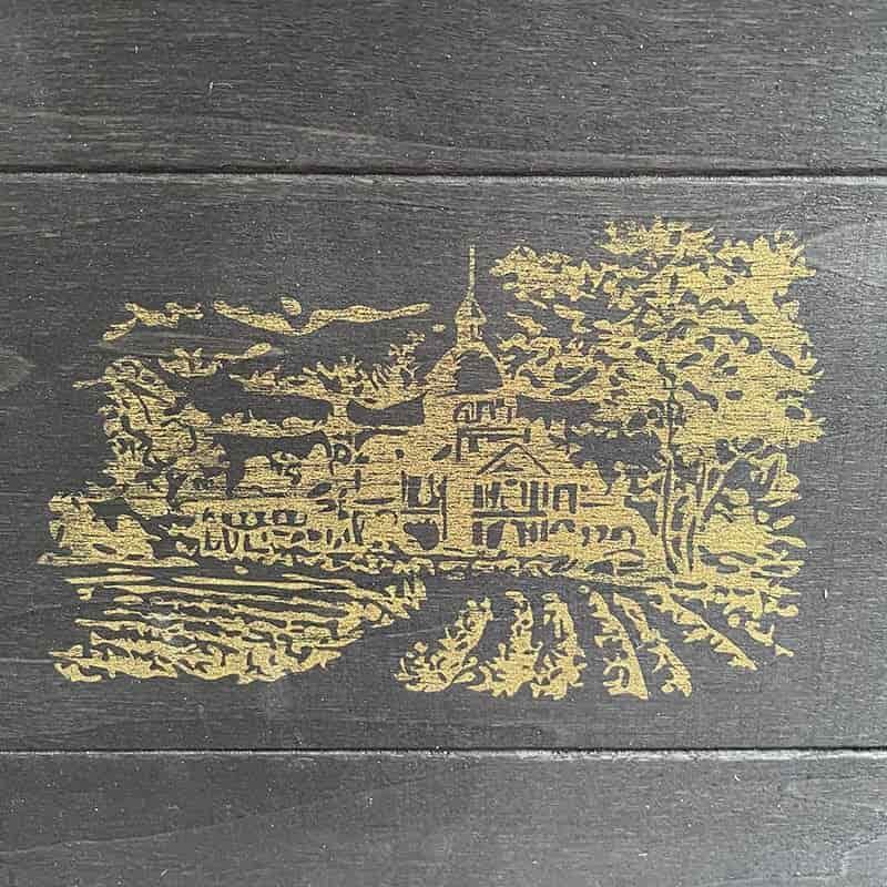 Screen printing example