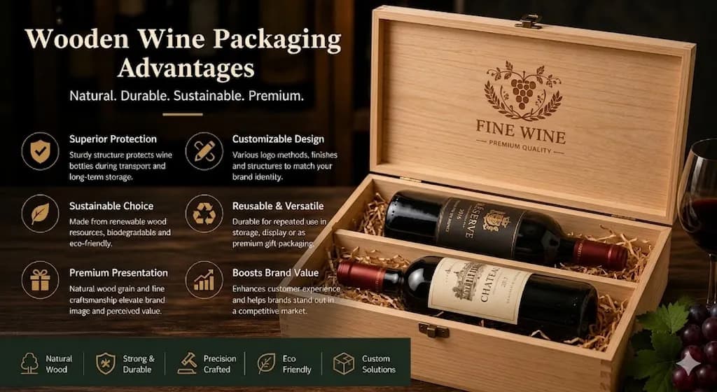 Wooden Wine Packaging Advantages: Why Wood Stands Out