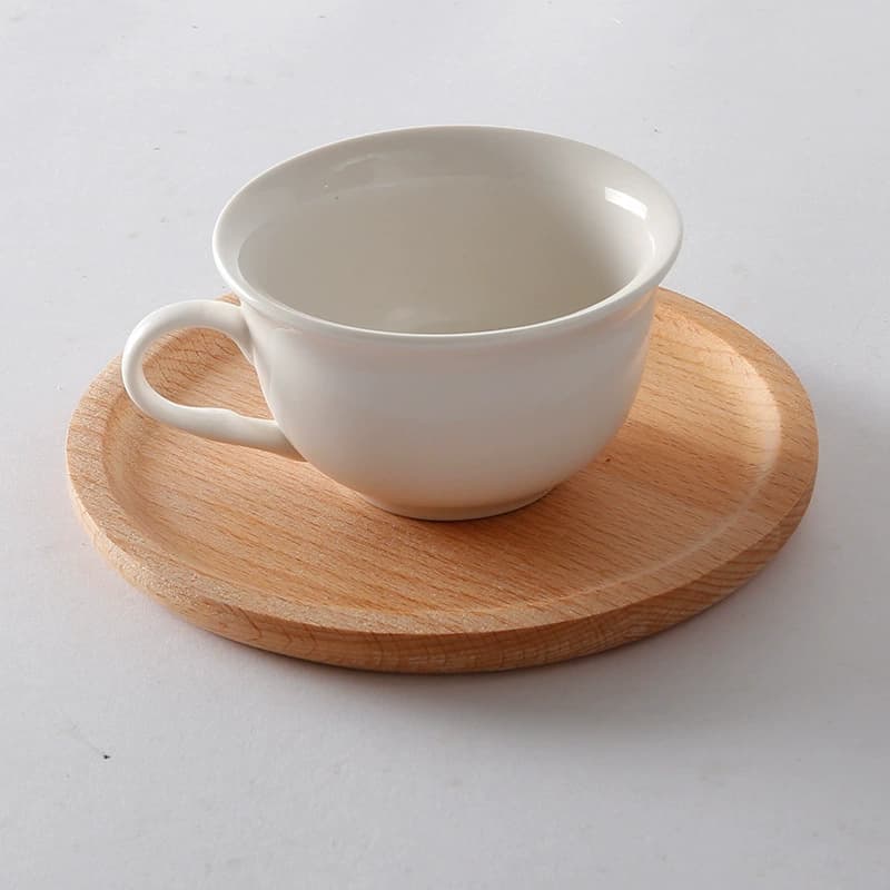 Round Beech Wood Serving Trays for Bread and Dessert - Hilon Wood Manufacturer & Wholesale Supplier 3