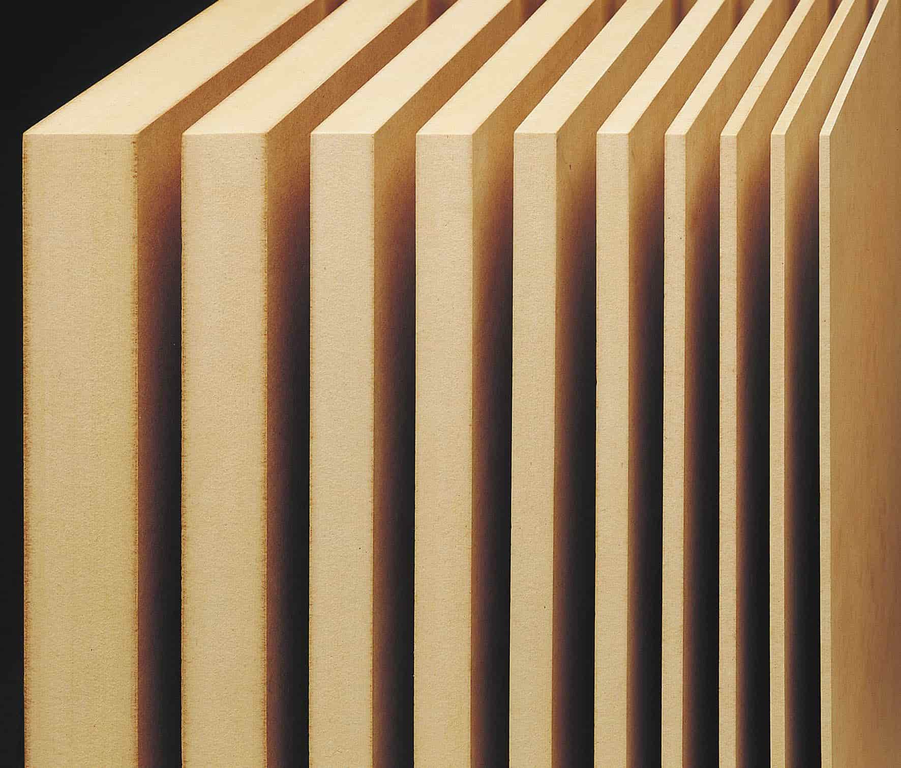 MDF (Medium-Density Fiberboard) panel with smooth uniform surface