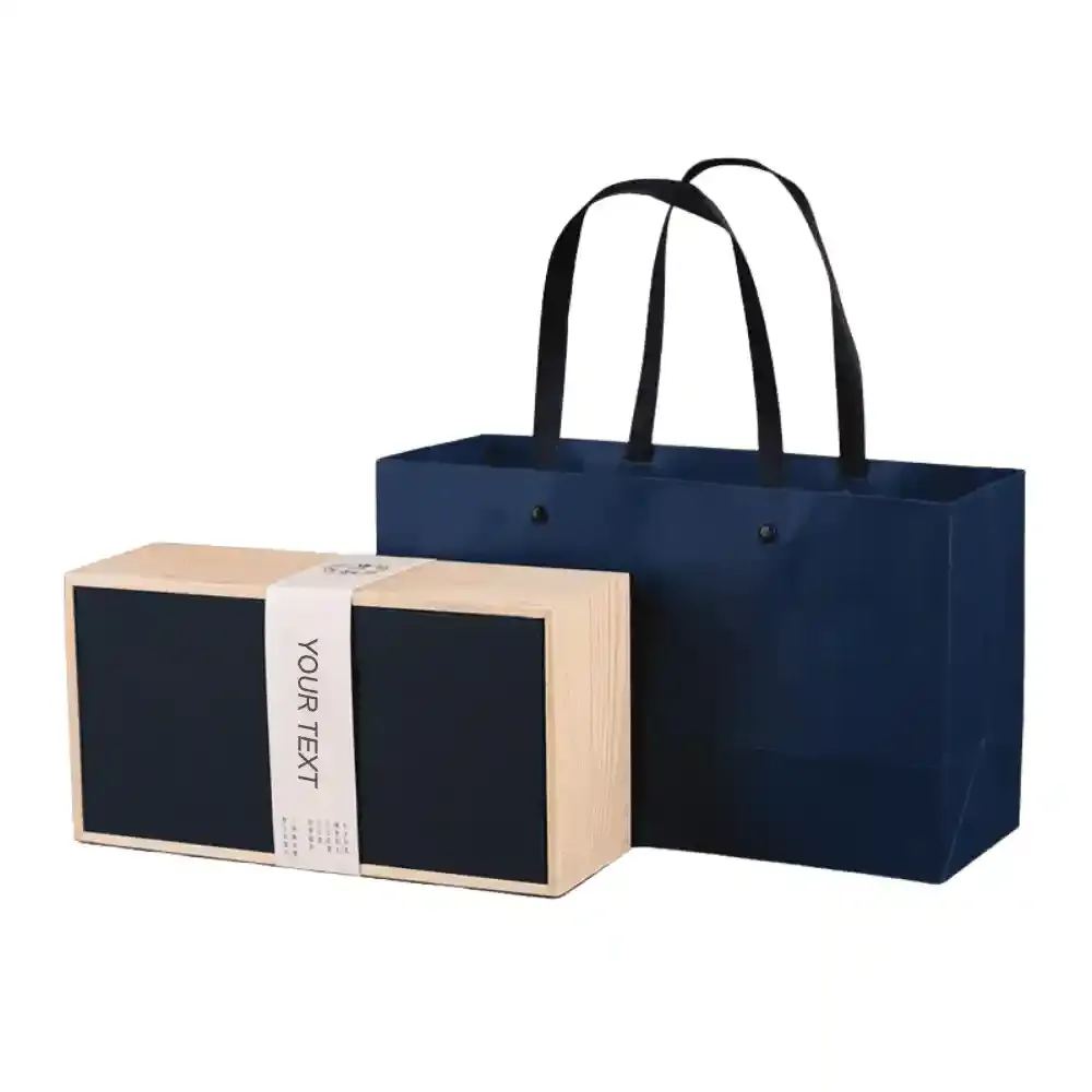Customizable Wooden Gift Boxes with Fabric Covers – Premium Personalized Packaging 7