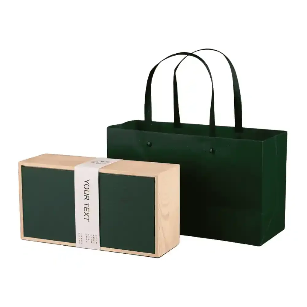 Customizable Wooden Gift Boxes with Fabric Covers – Premium Personalized Packaging 9