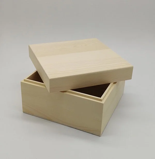 Custom Wooden Gift Box with Lift-Off Lid 2