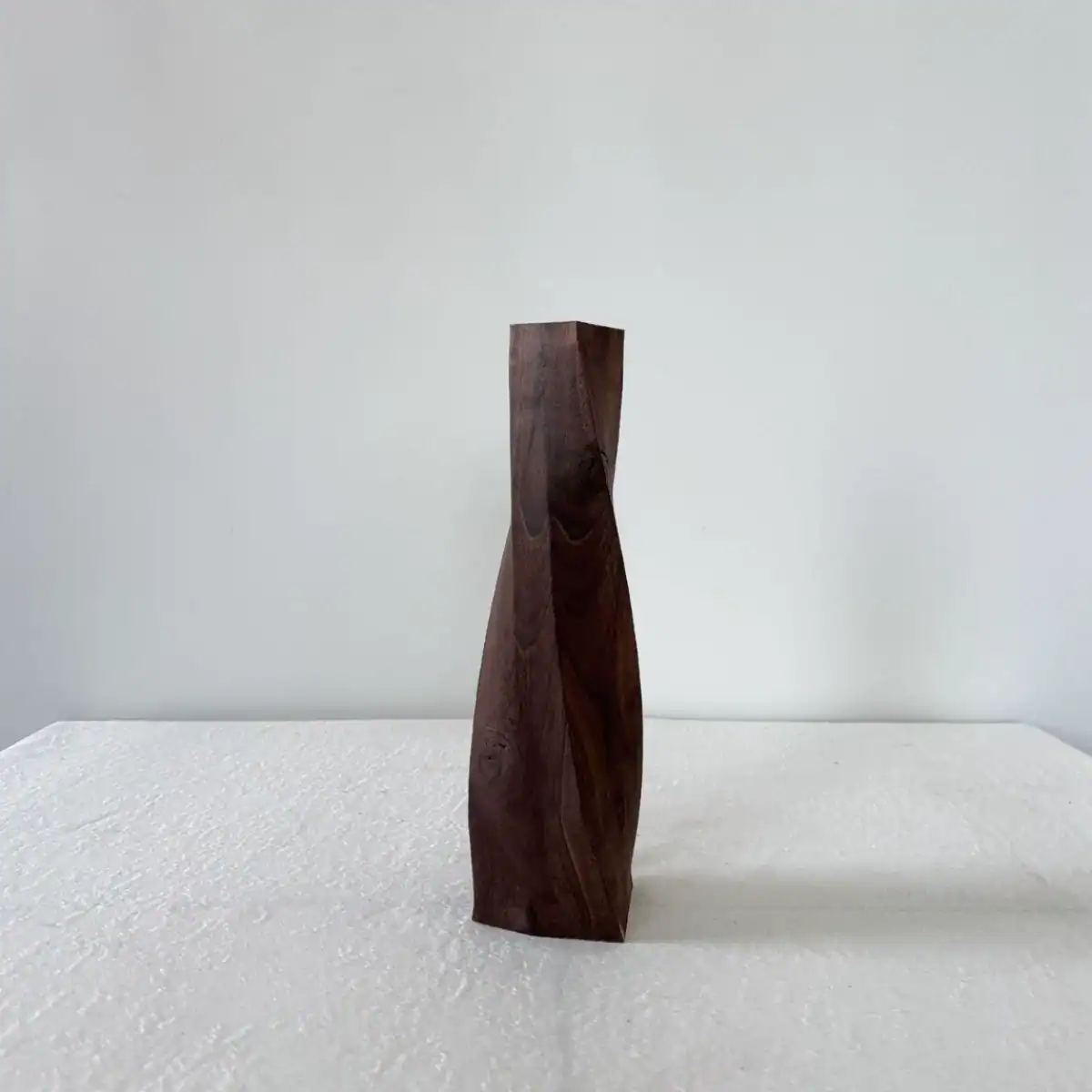 Nordic Modern Twisted Wooden Vase | Creative Home Decor & Ornament 4
