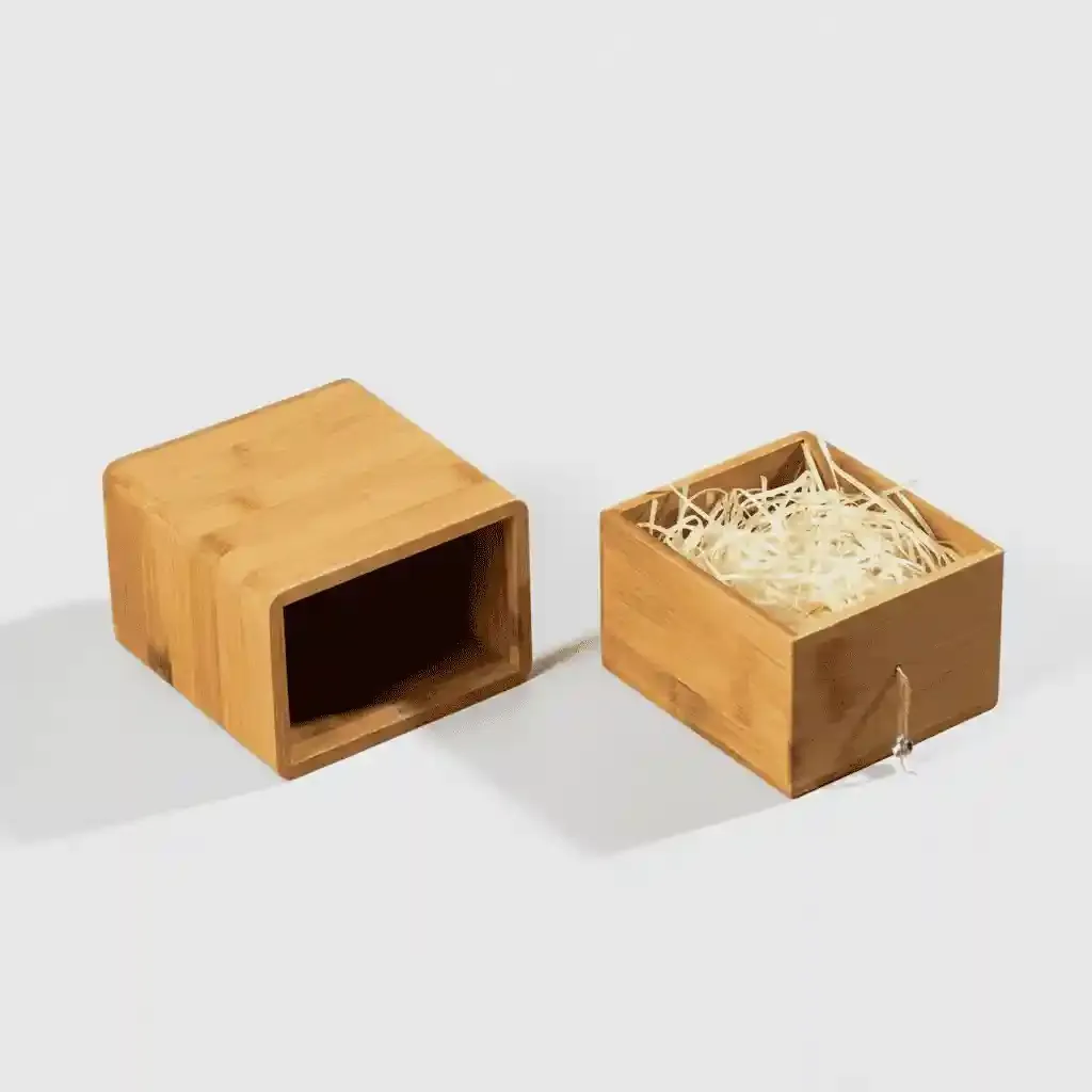 Eco-Friendly Bamboo Drawer Gift Box for Tea, Lipstick & Keepsakes 3