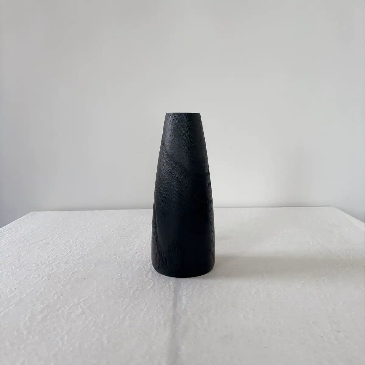 Minimalist Solid Wood Vase – Home Decor Flower Holder Craft for Desktop & Display 5