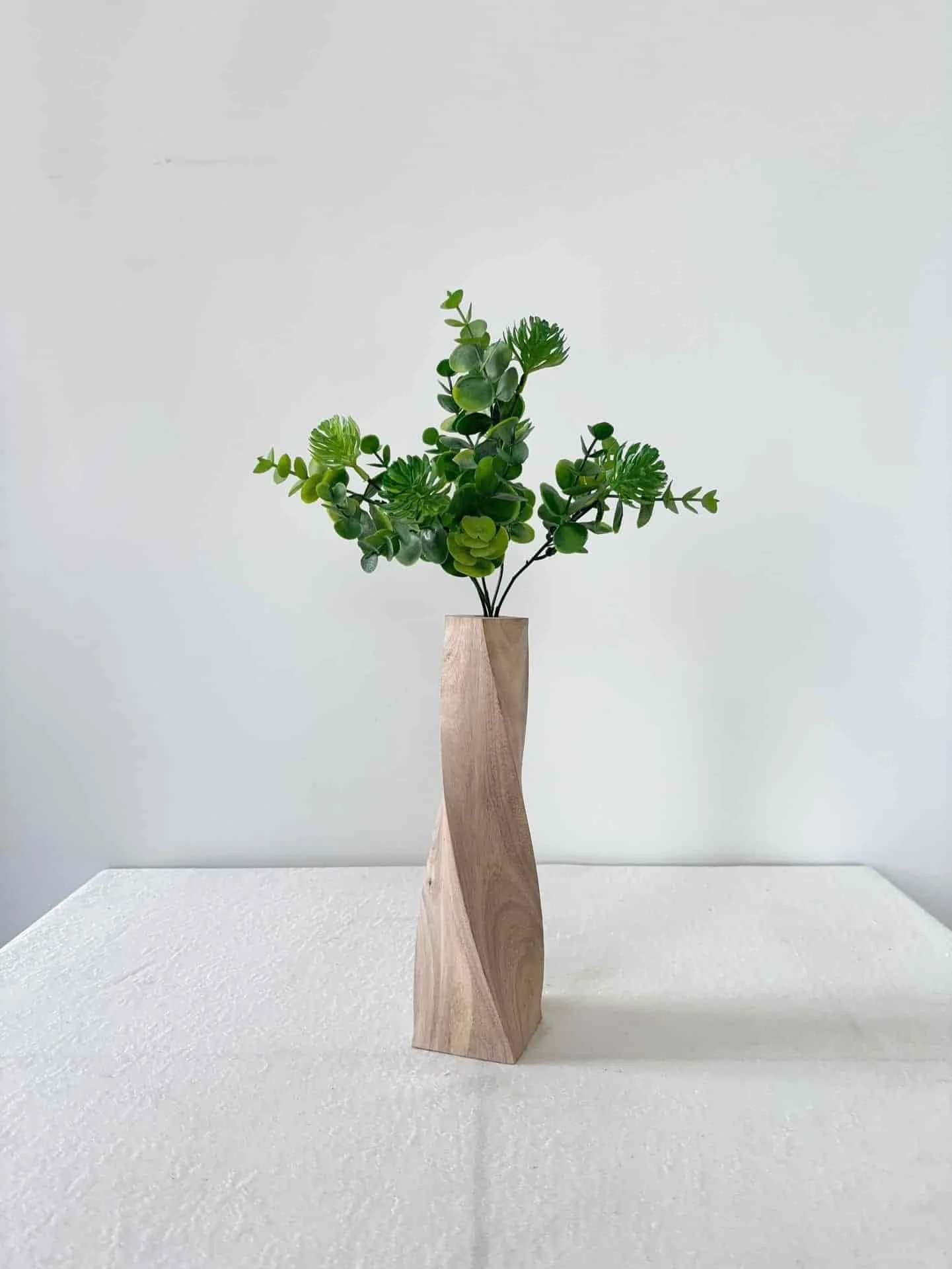 Nordic Modern Twisted Wooden Vase | Creative Home Decor & Ornament 5