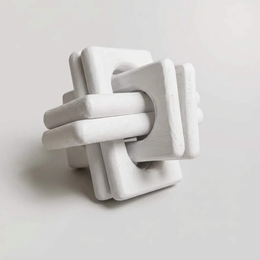 Solid Wood Interlocking Knot Decor 3