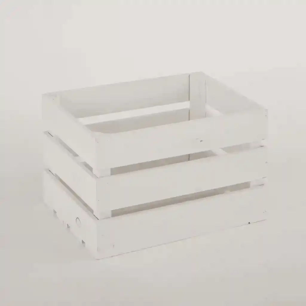 Solid Wood Farmhouse Crates for Storage and Display — Vintage Style 10