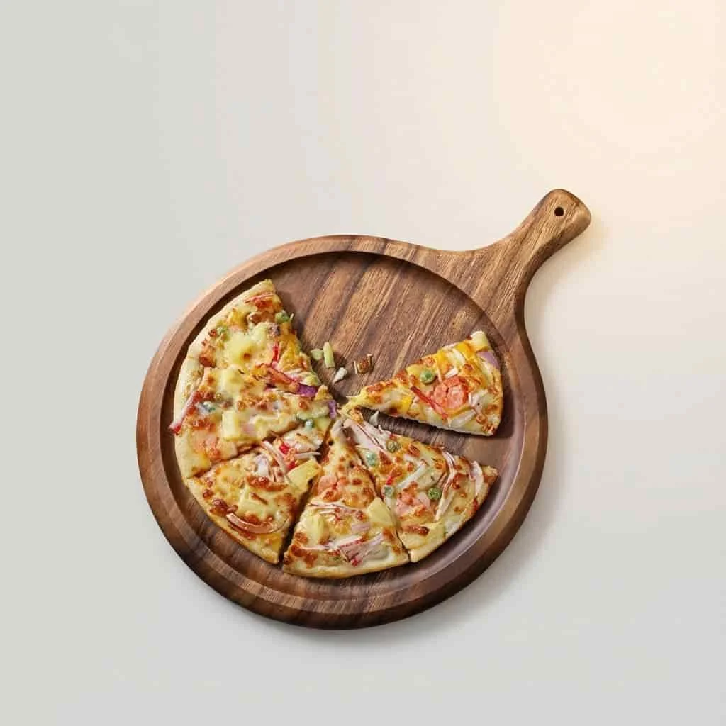 Acacia Wood Serving Board for Steak & Pizza – Custom Wooden Plates & Platters 3