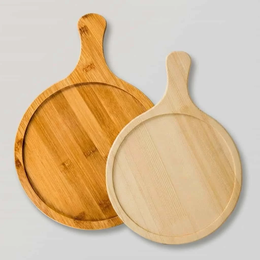 Wooden Pizza Serving Board & Steak Plate Tray for Restaurant & Home Use 5