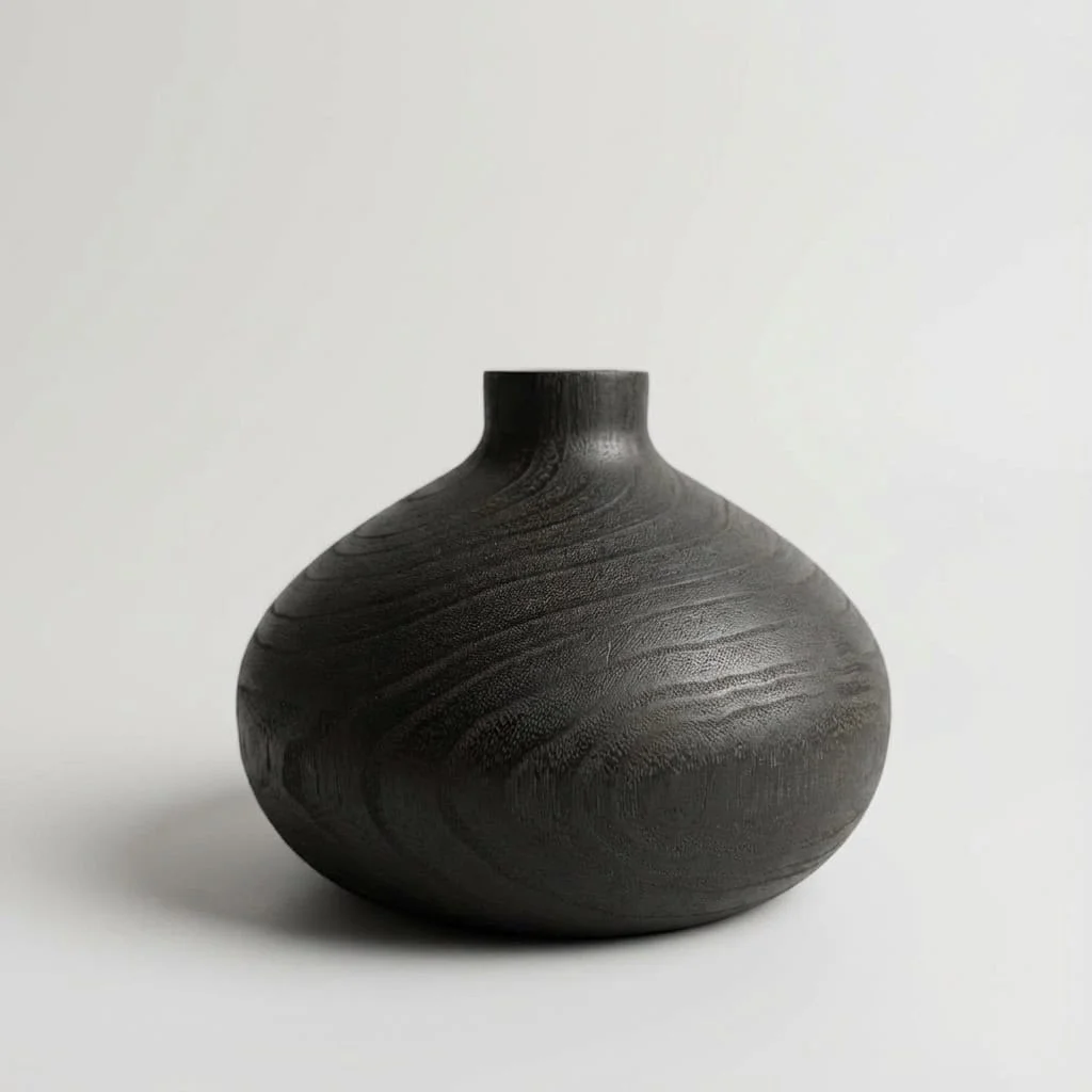 Paulownia Wood Vase Ornament 2