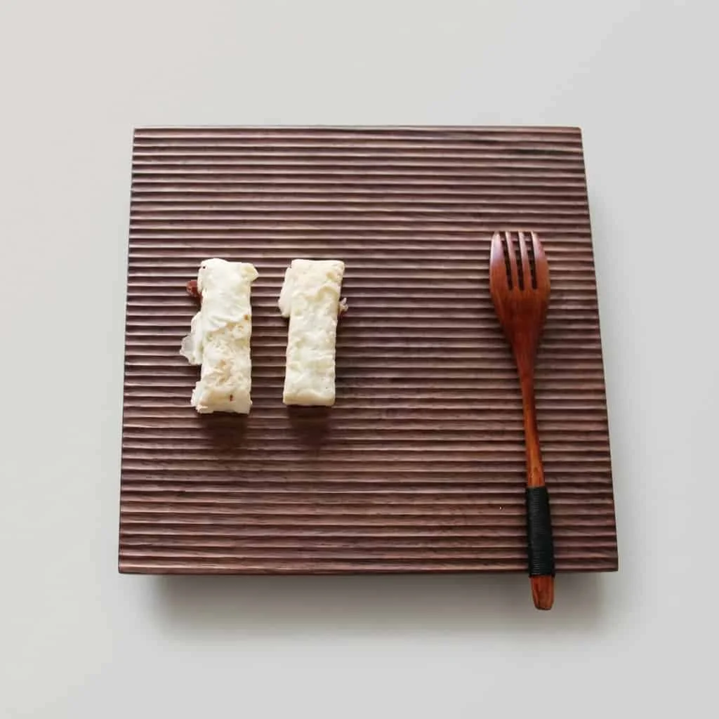 Japanese Striped Wooden Serving Trays 3
