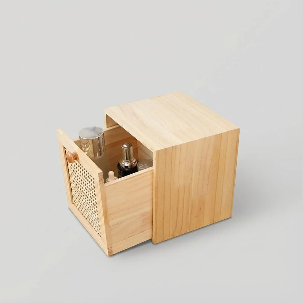 Solid Pine Wood Drawer Organizer 2