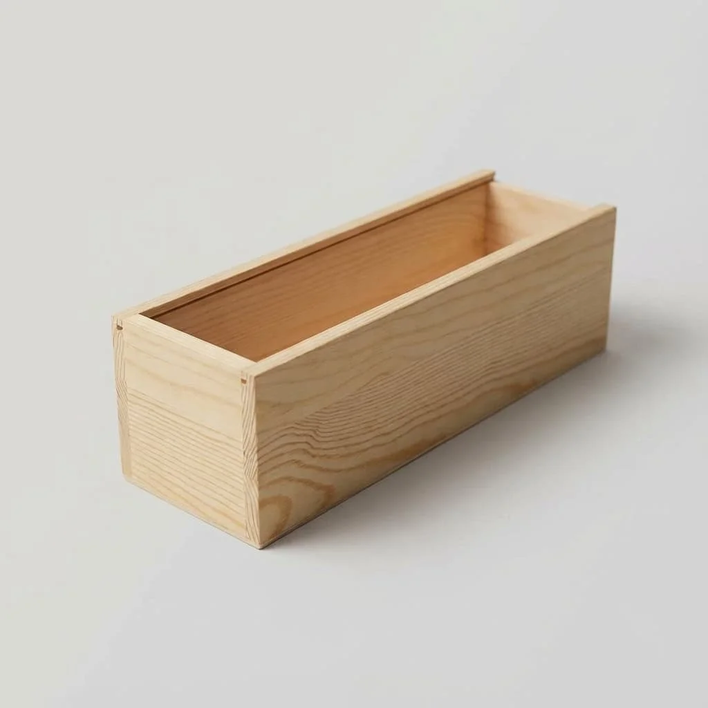 Custom Wooden Wine Gift Box Single Bottle with Acrylic Sliding Lid 4