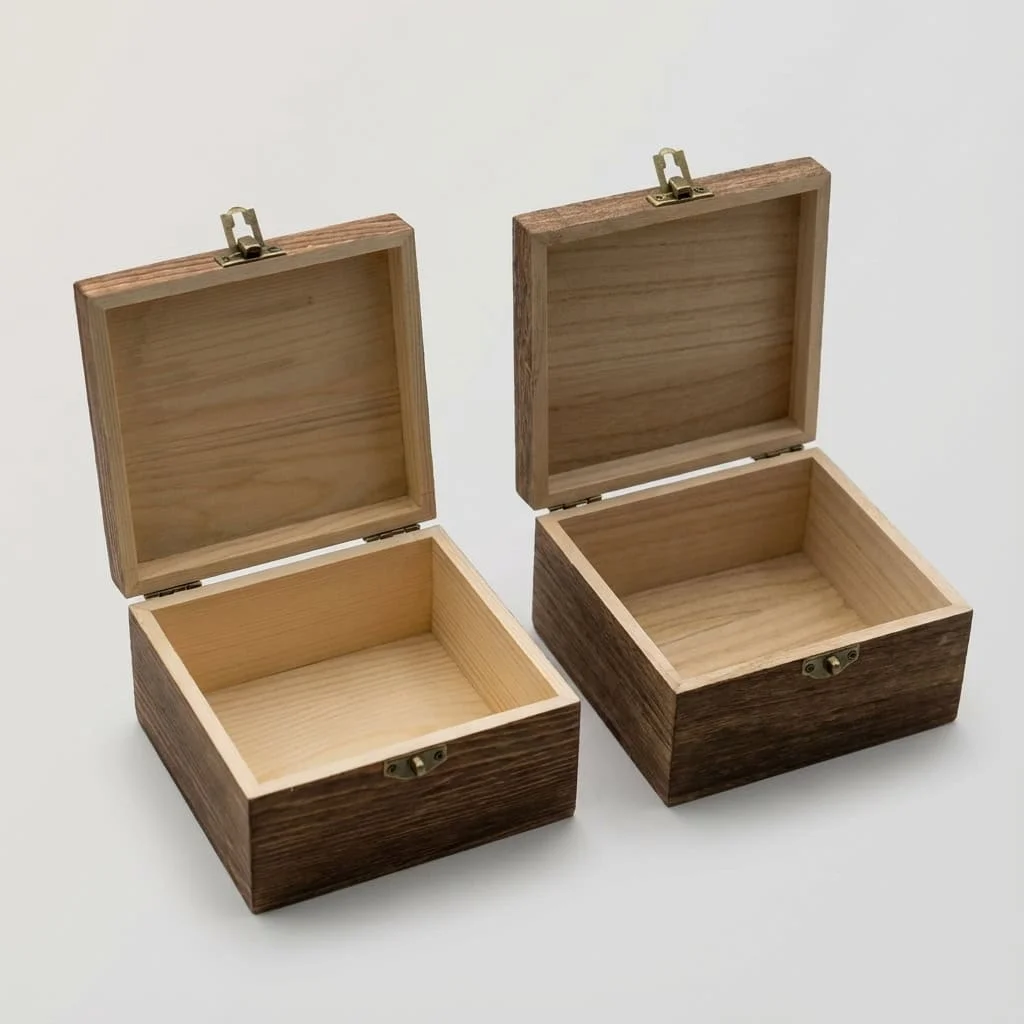 Wooden Combination Lock Box for Blind Box Packaging & Secure Storage 2