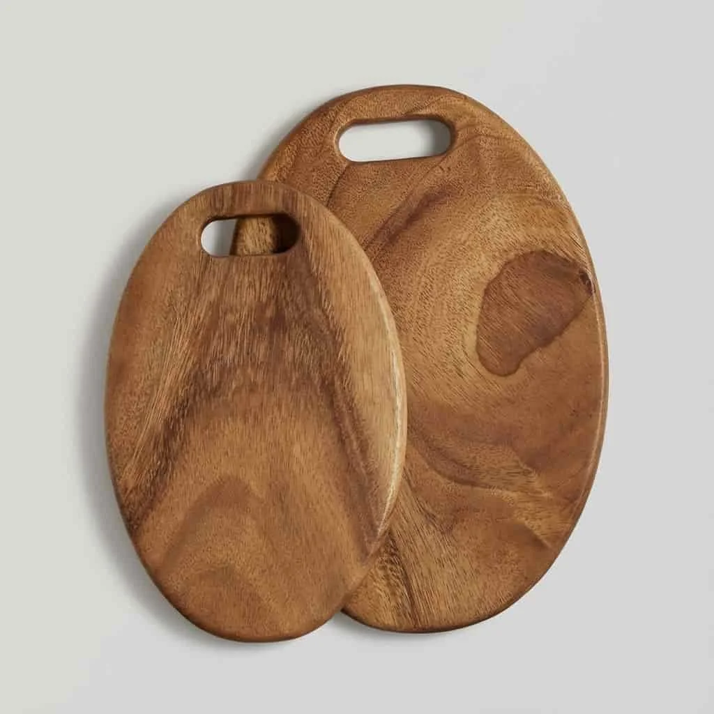 Solid Walnut Wood Serving Board for Kitchen & Outdoor Use 4