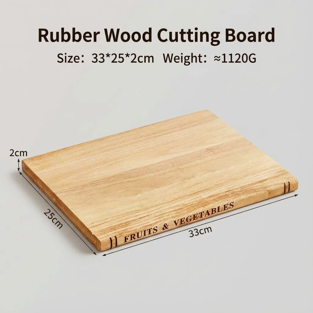 Book Shaped Cutting Board Set with Stand – Acacia, Ebony, Rubber Wood Kitchenware 5