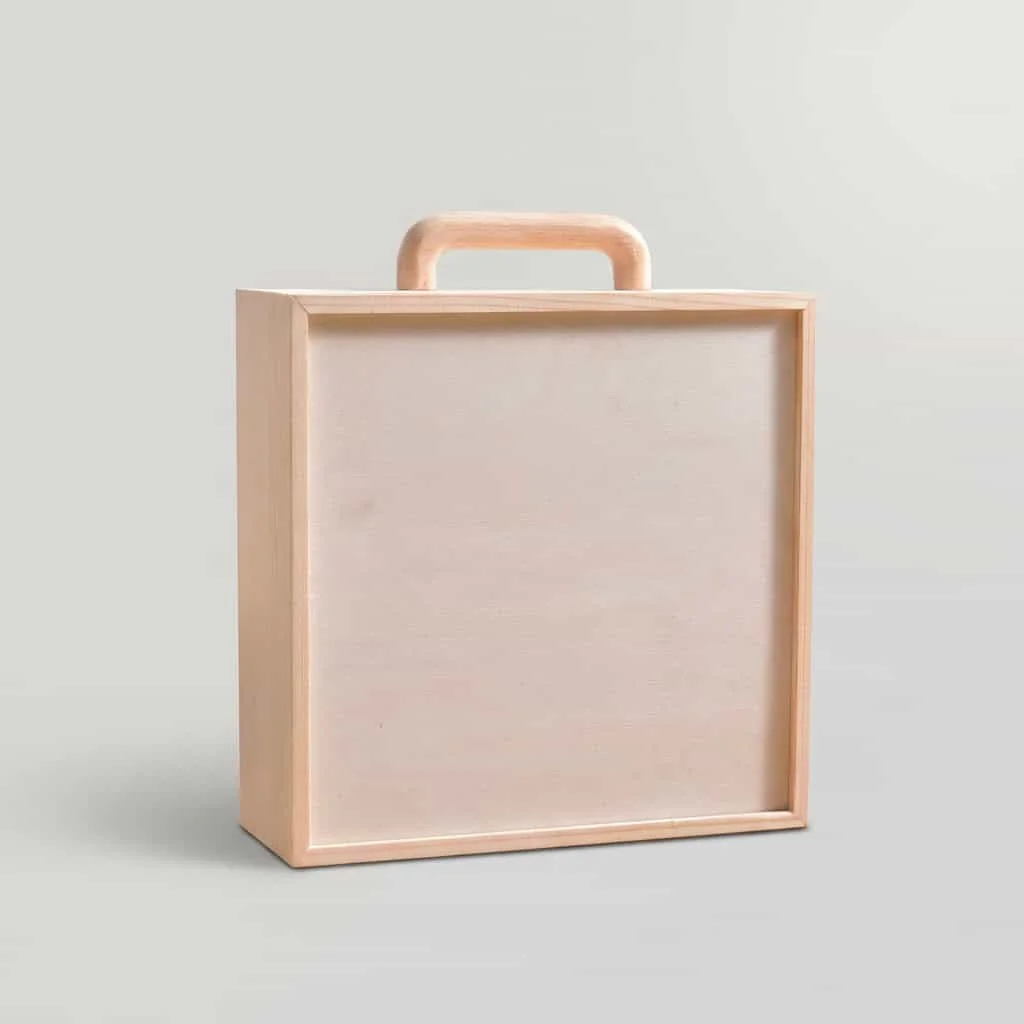 Modern Custom Wooden Boxes with Acrylic Lid and Handle for Packaging 4