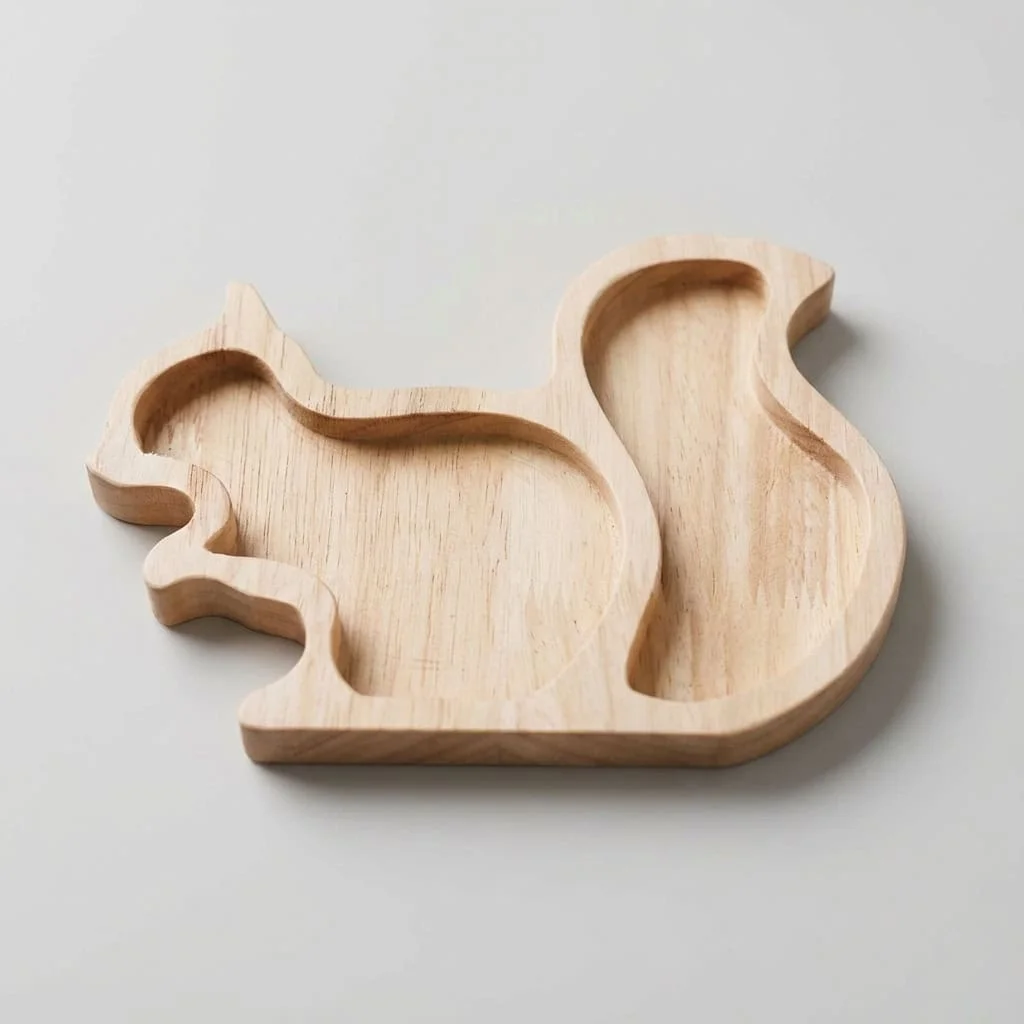 Wooden Snack Trays – Animal Series Custom Wood Serving Plates for B2B 2