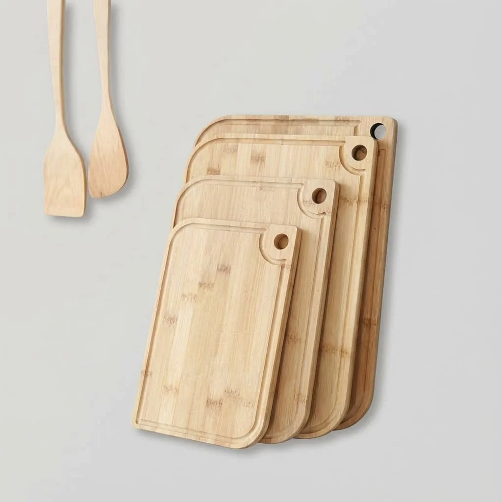 Multi-functional Bamboo Kitchen Cutting Board