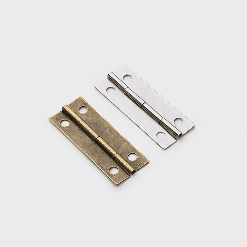 Wooden box hinge hardware