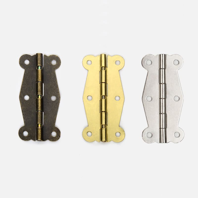 Wooden box hinge hardware