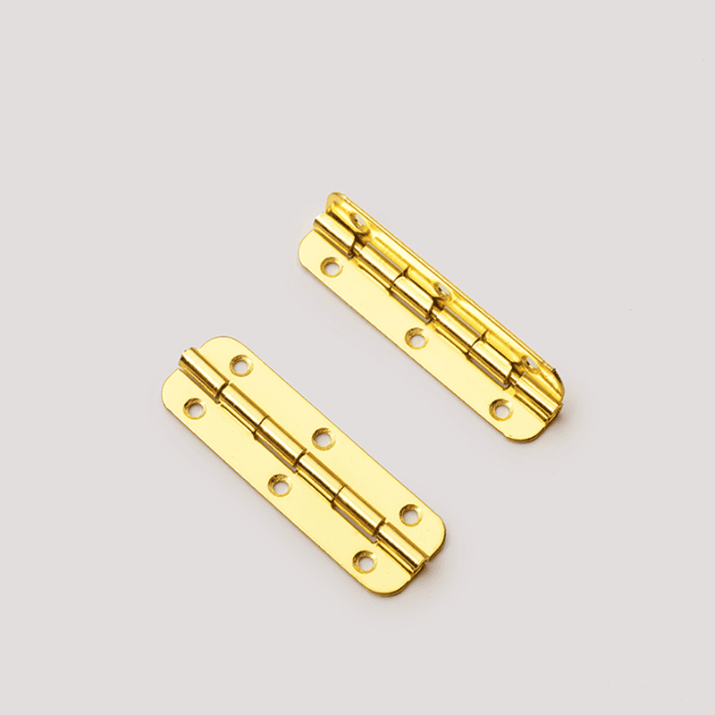 Wooden box hinge hardware