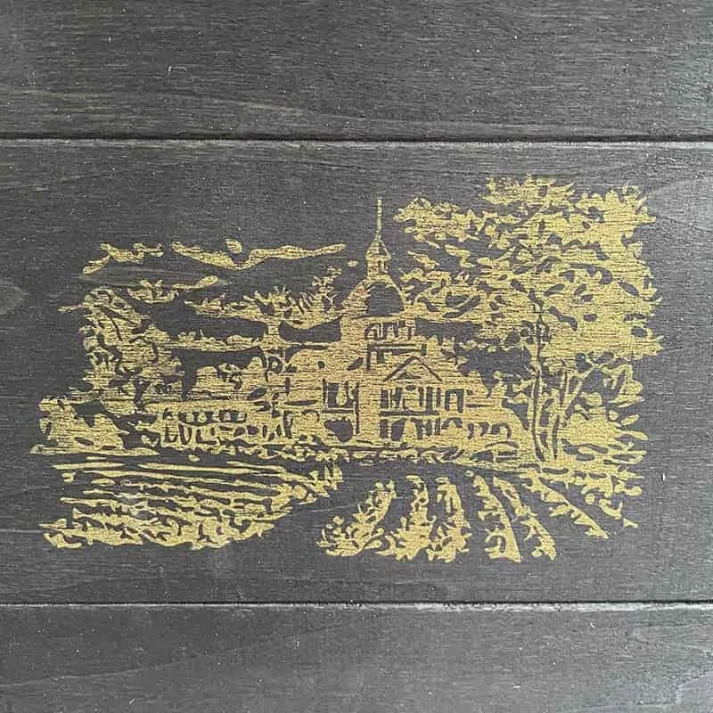 Screen printing example