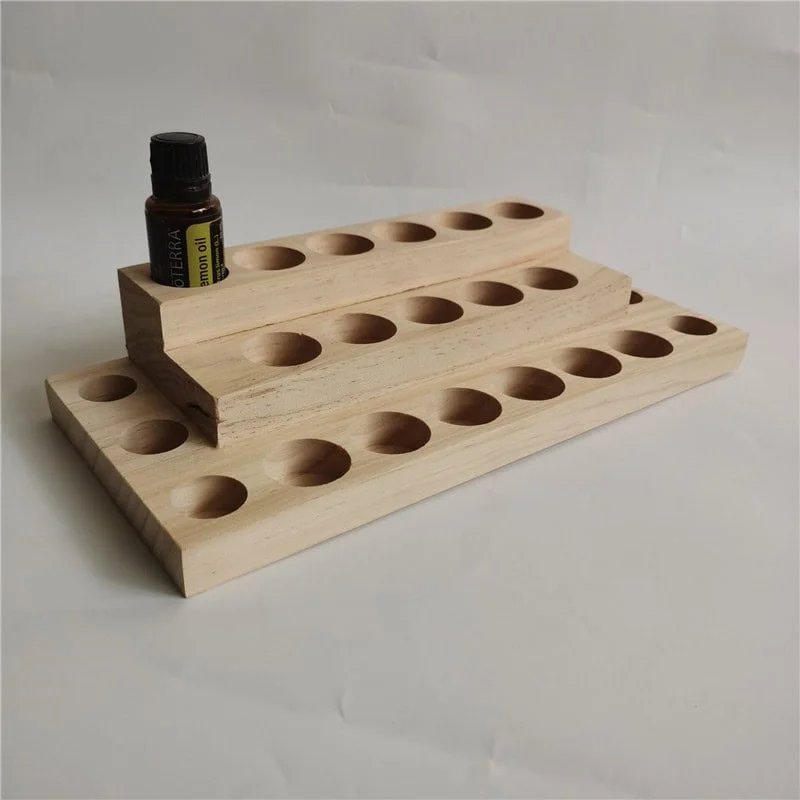 Custom Wooden Essential Oil Display Rack 4