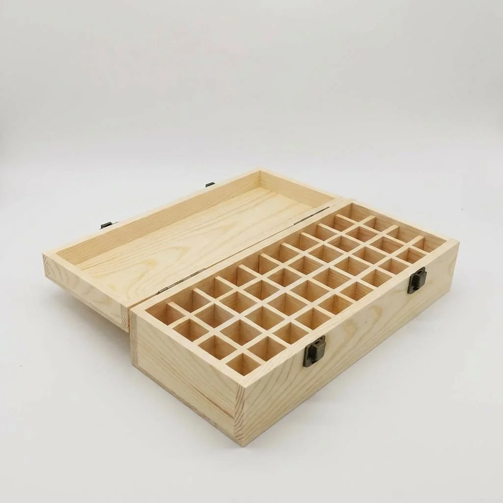 Custom Wooden Essential Oil Storage Box 4