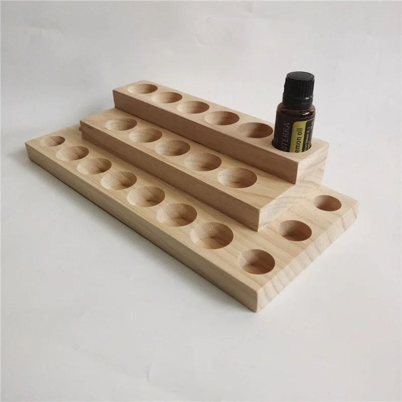 Custom Wooden Essential Oil Display Rack 2
