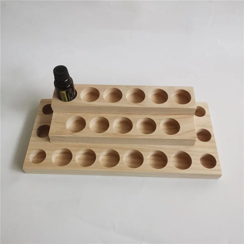Custom Wooden Essential Oil Display Rack