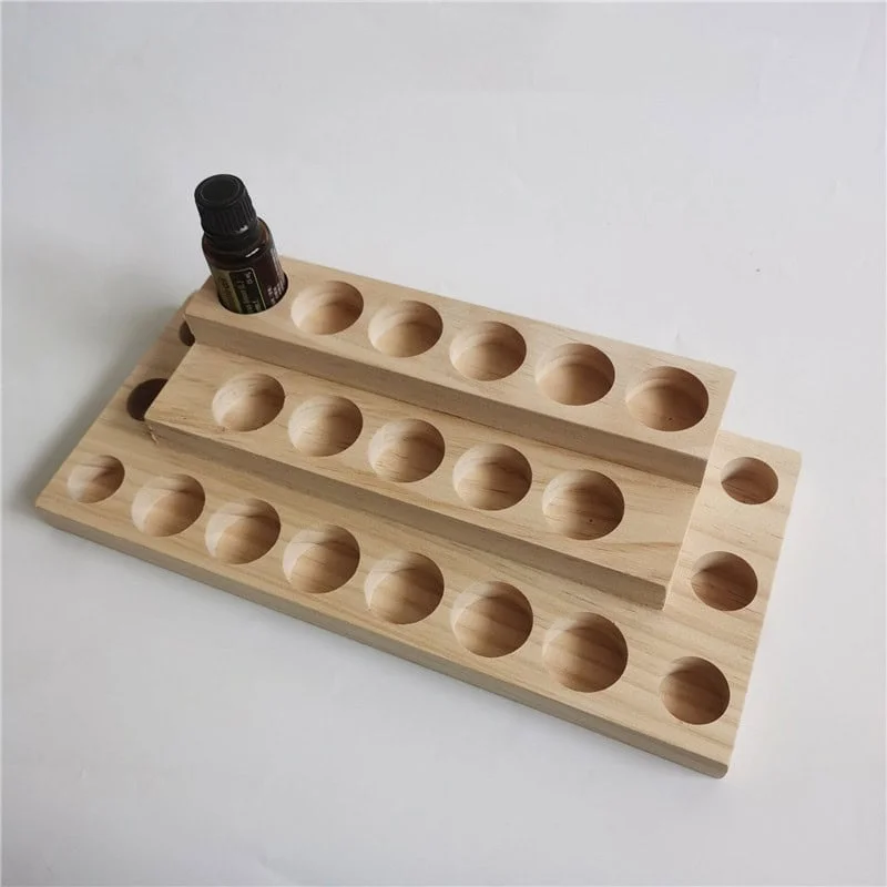 Custom Wooden Essential Oil Display Rack 3
