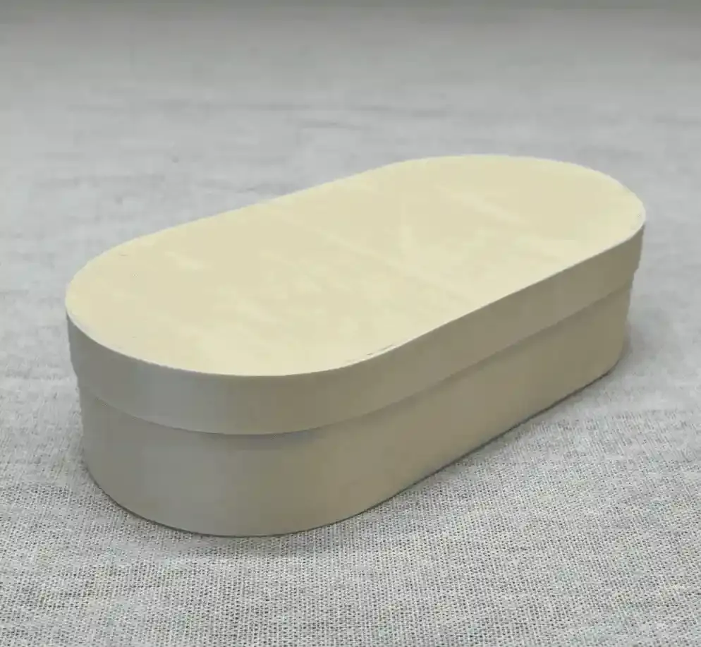 Custom Oval Wood Veneer Packaging Box for Cheese and Gifts 3