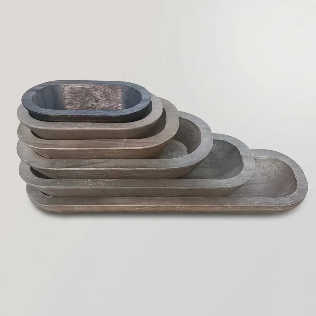 Custom Wood Candle Bowls & Oval Scented Candle Containers 2