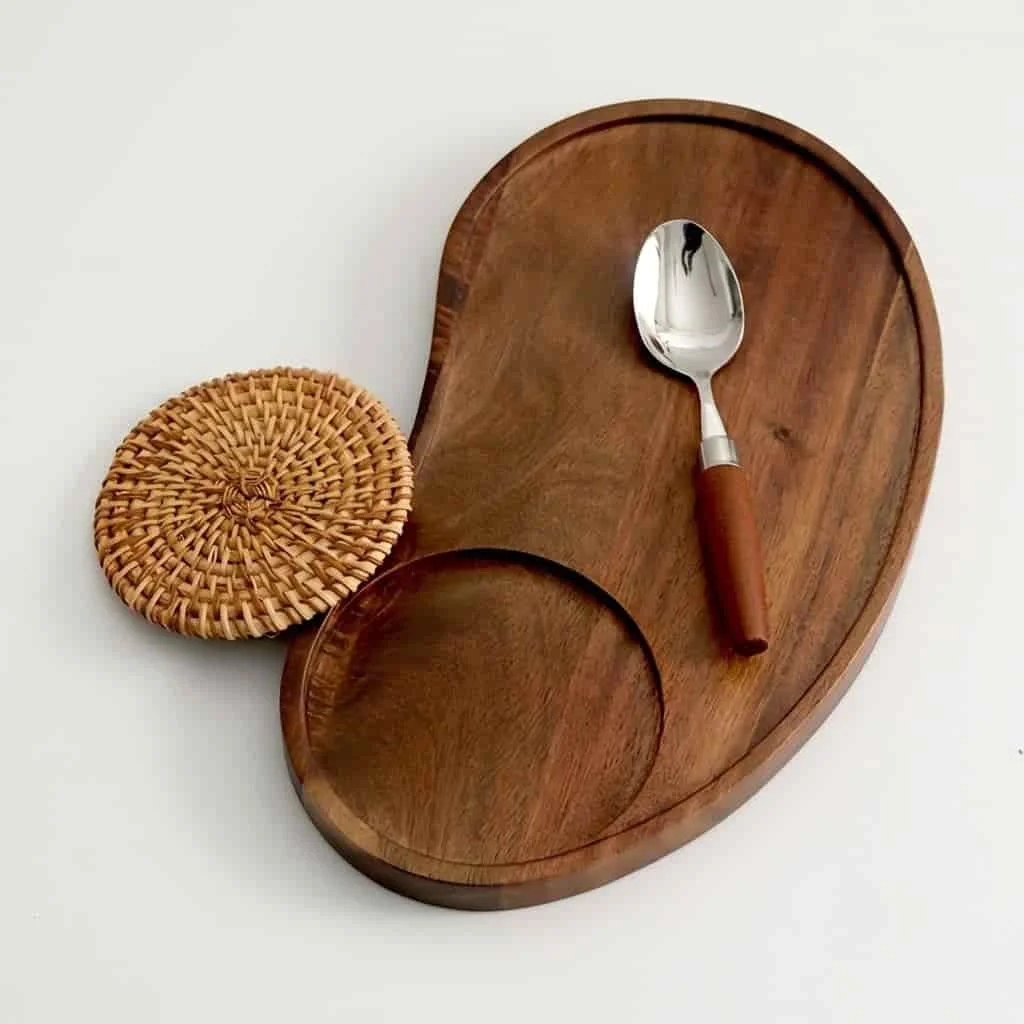 Acacia Wood Serving Tray 2