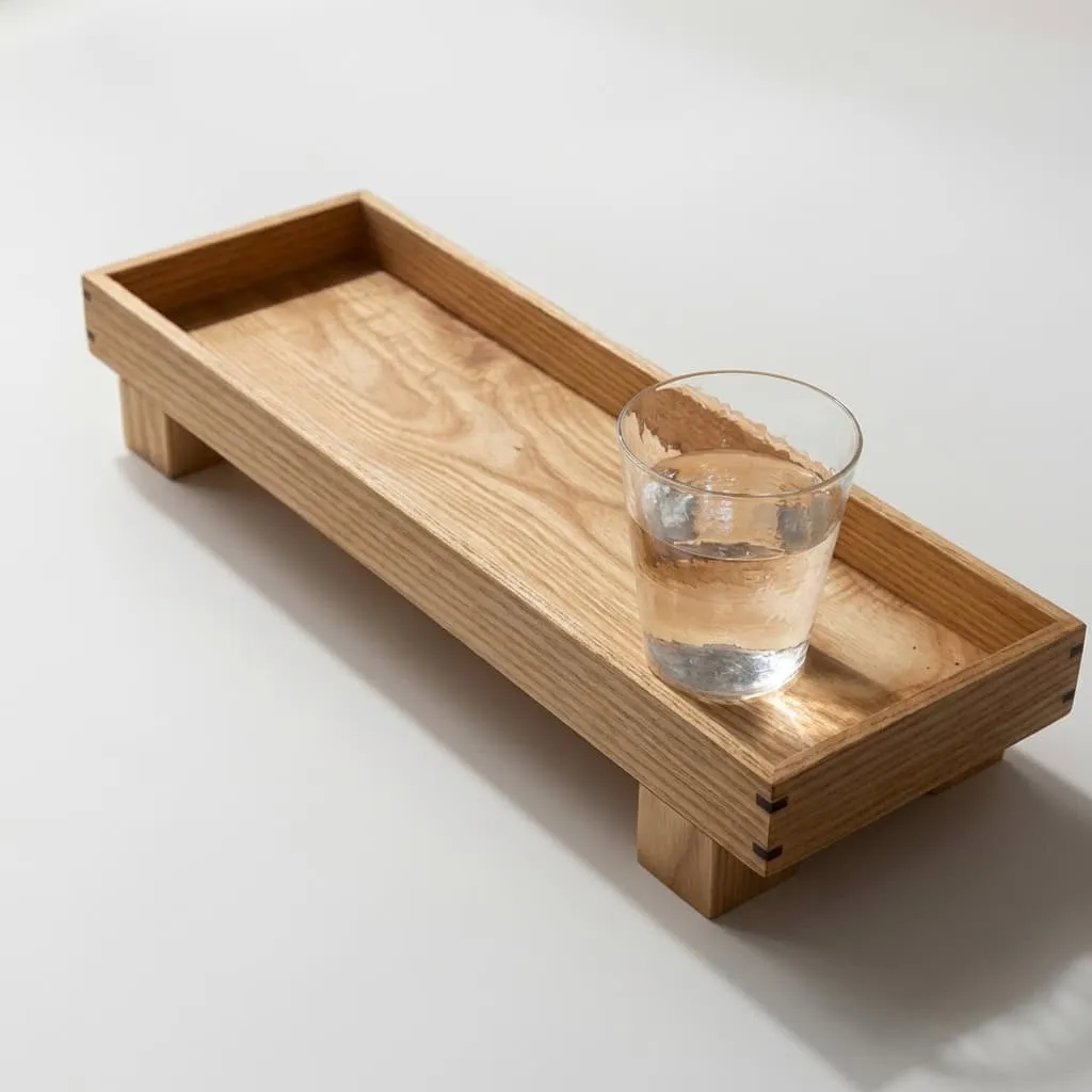 Danish Style Wood Serving Tray