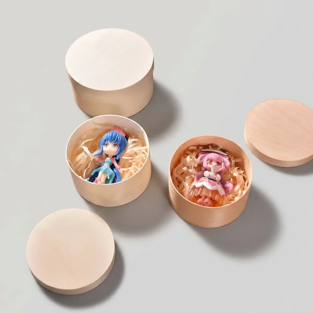 Custom Wooden Round Gift Box 4