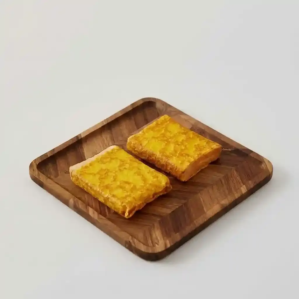 Acacia Wood Herringbone Serving Tray – Custom Rectangular & Square Wooden Tea Platters 4