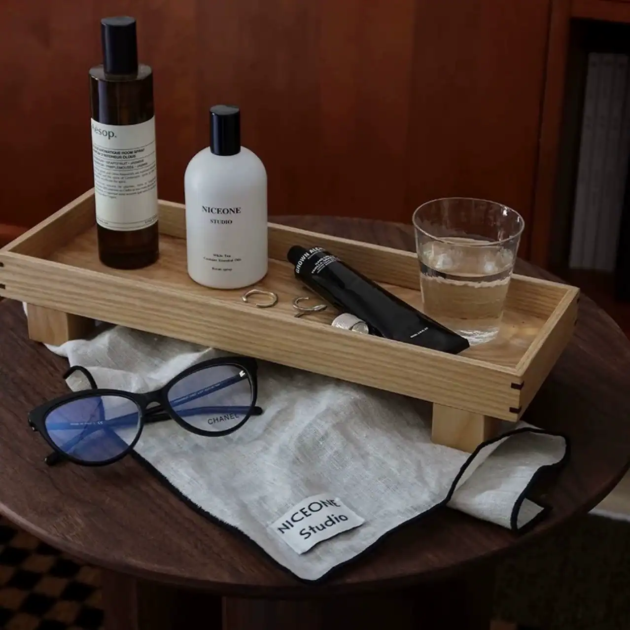 Danish Style Wood Serving Tray 2