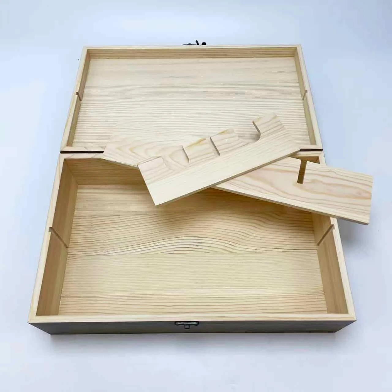 Custom Vintage Wooden Wine Box – 2 Bottle – Pine Wood 4