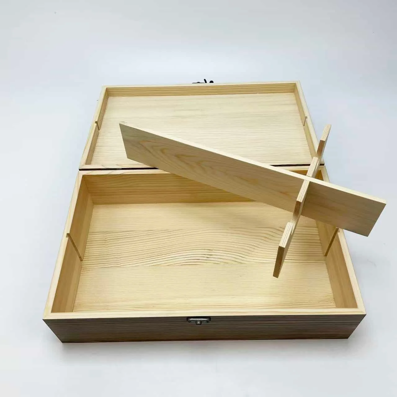 Custom Vintage Wooden Wine Box – 2 Bottle – Pine Wood 3