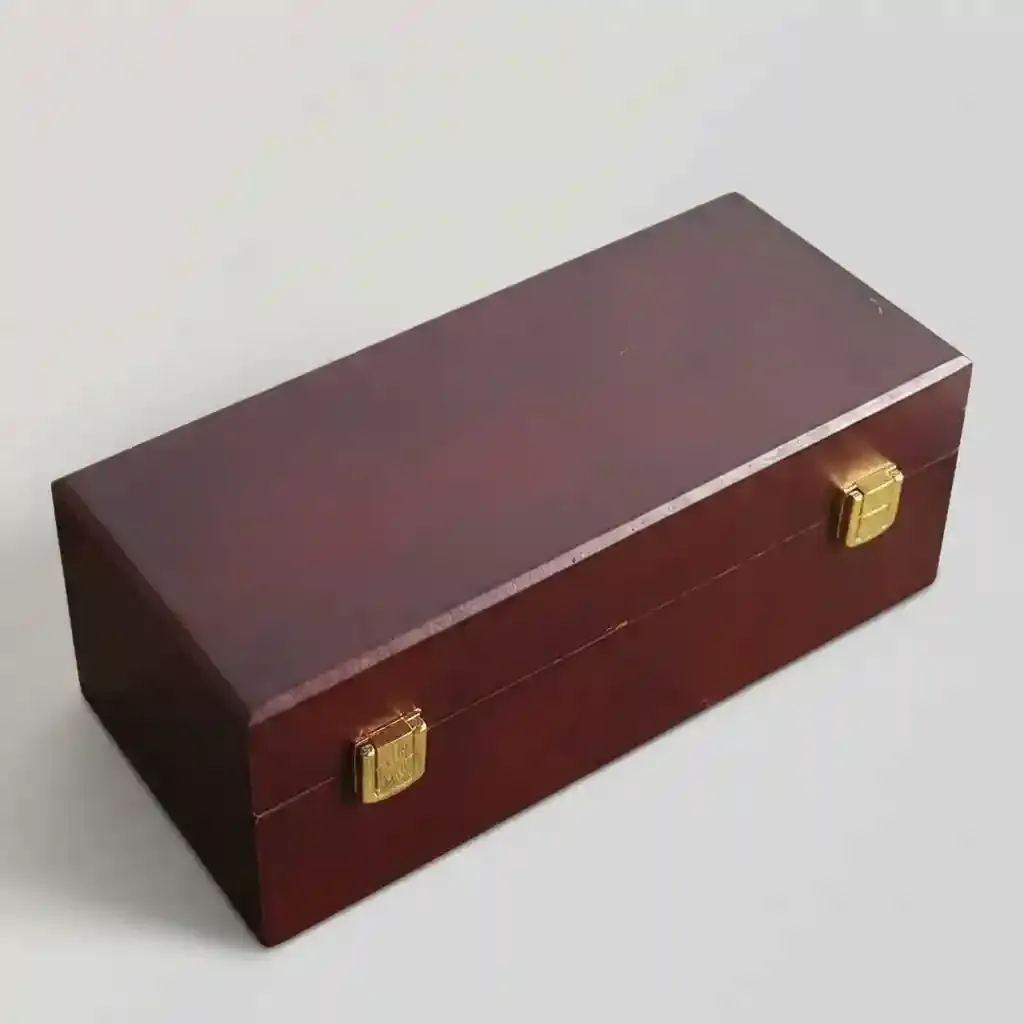 Custom Solid Wood Microphone Packaging Box 2