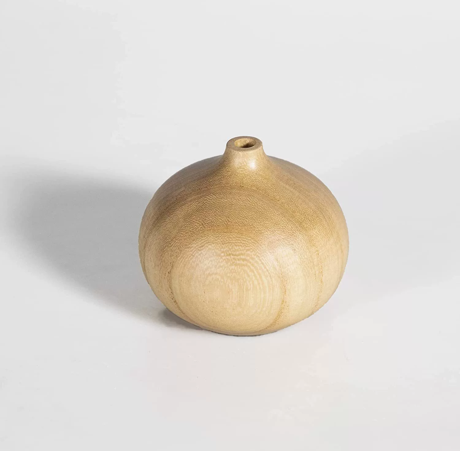 Solid Wood Tabletop Vase for Home Dining Table Flower Arrangement Decorative Ornament 2