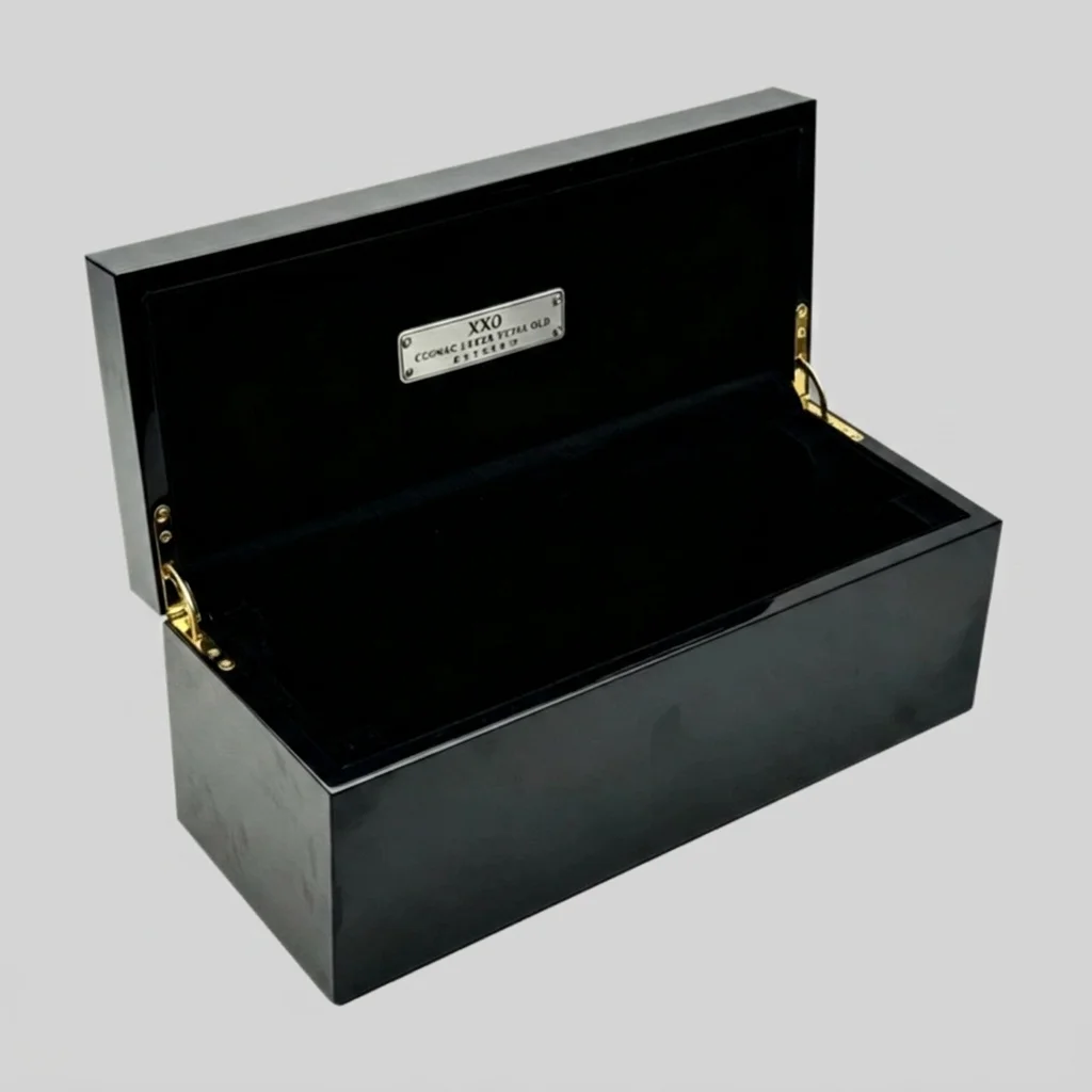 Custom High Gloss Piano Lacquer Single Bottle Wine Boxes | Manufacturer & Wholesale Supplier 3