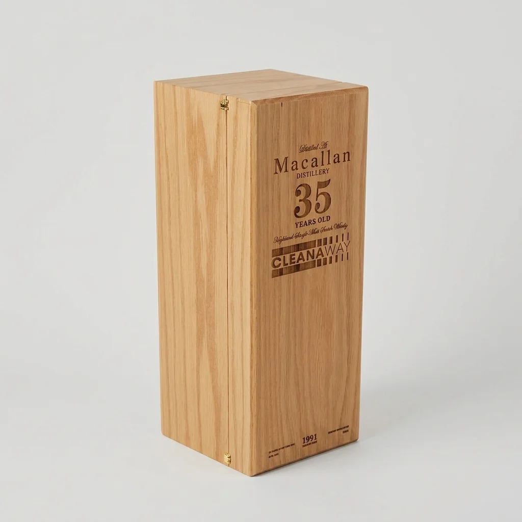 Custom Oak Whiskey Boxes Wholesale, Lacquered Solid Wood Gift Box - Manufacturer & Wholesale Supplier 4