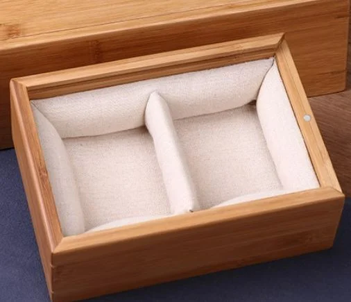 Custom velvet and fabric lining for wooden box