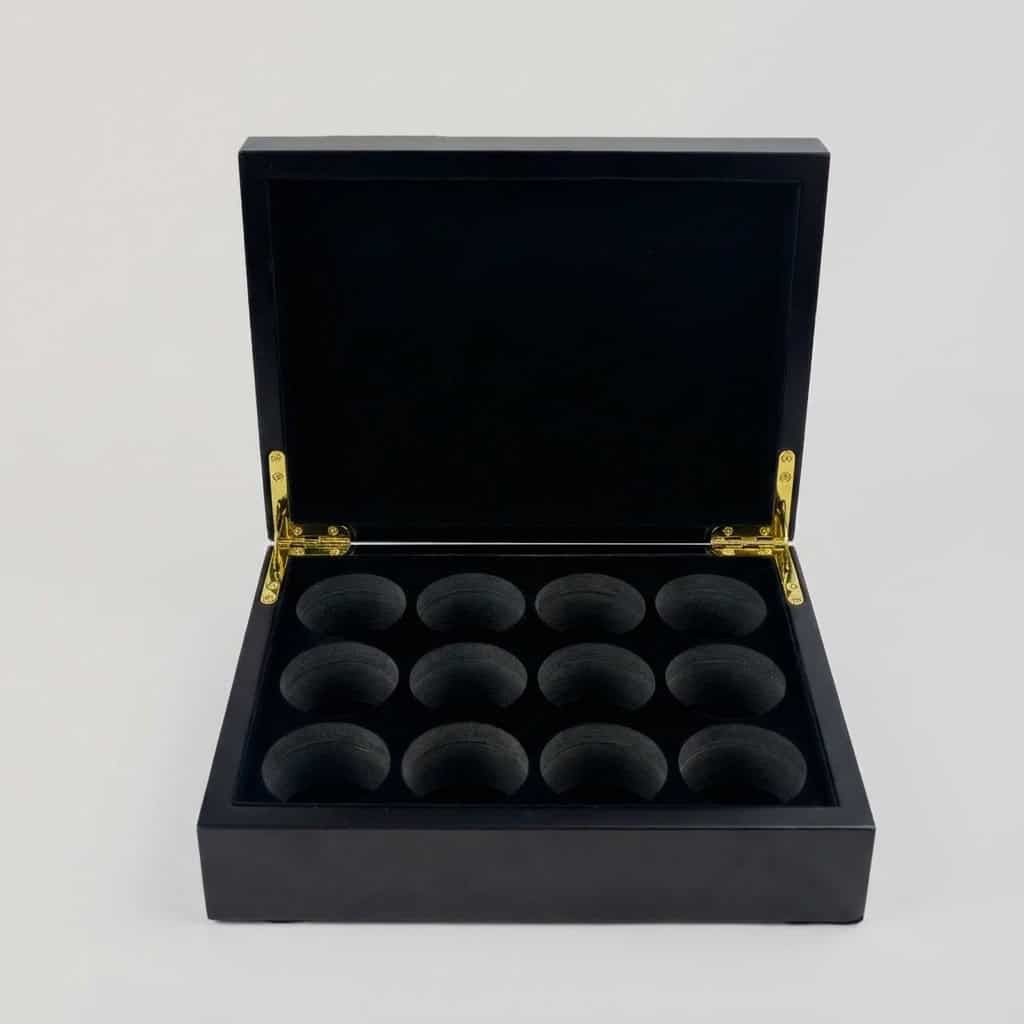 Custom foam insert for wooden box